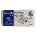 TOALETNI PAPIR - MALE ROLICE, 250 lističev/rolico, 3. slojne, 8/1